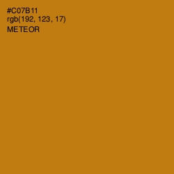 #C07B11 - Meteor Color Image