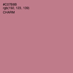 #C07B8B - Charm Color Image