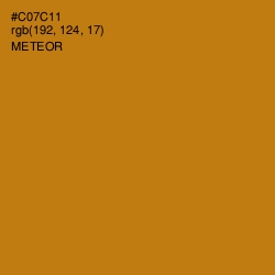 #C07C11 - Meteor Color Image