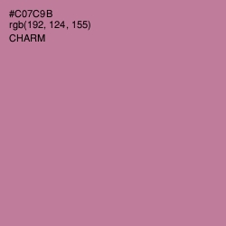 #C07C9B - Charm Color Image