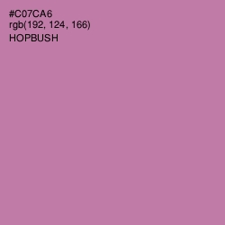 #C07CA6 - Hopbush Color Image