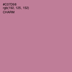 #C07D98 - Charm Color Image