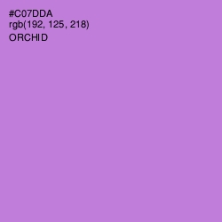 #C07DDA - Orchid Color Image