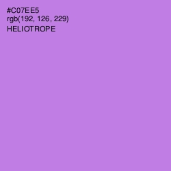 #C07EE5 - Heliotrope Color Image