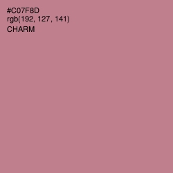 #C07F8D - Charm Color Image