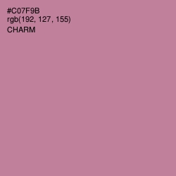 #C07F9B - Charm Color Image