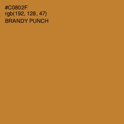 #C0802F - Brandy Punch Color Image