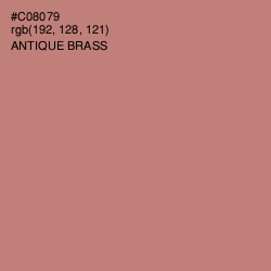 #C08079 - Antique Brass Color Image