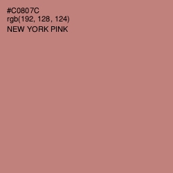 #C0807C - New York Pink Color Image