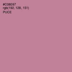 #C08097 - Puce Color Image