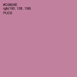 #C0809E - Puce Color Image