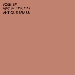 #C0816F - Antique Brass Color Image