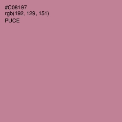 #C08197 - Puce Color Image