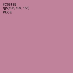 #C0819B - Puce Color Image