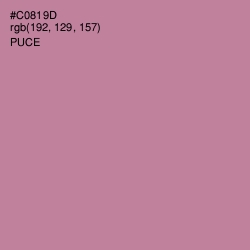 #C0819D - Puce Color Image