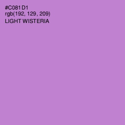 #C081D1 - Light Wisteria Color Image