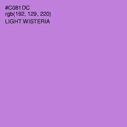 #C081DC - Light Wisteria Color Image