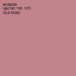 #C08289 - Old Rose Color Image