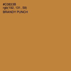 #C0833B - Brandy Punch Color Image