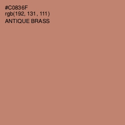 #C0836F - Antique Brass Color Image