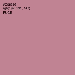 #C08393 - Puce Color Image