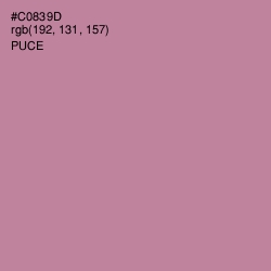 #C0839D - Puce Color Image