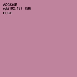 #C0839E - Puce Color Image