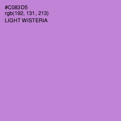 #C083D5 - Light Wisteria Color Image