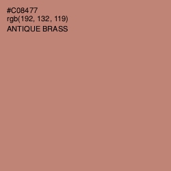 #C08477 - Antique Brass Color Image