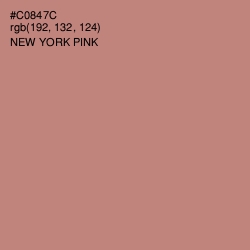 #C0847C - New York Pink Color Image