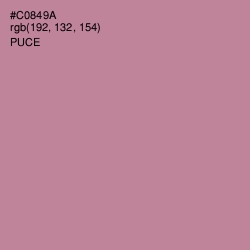 #C0849A - Puce Color Image