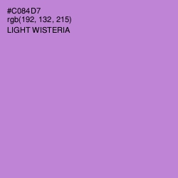 #C084D7 - Light Wisteria Color Image