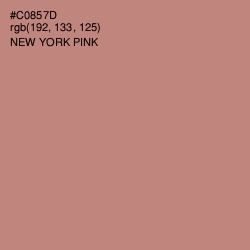 #C0857D - New York Pink Color Image