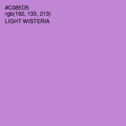 #C085D5 - Light Wisteria Color Image