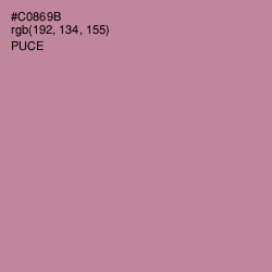 #C0869B - Puce Color Image