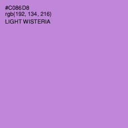 #C086D8 - Light Wisteria Color Image