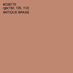 #C08770 - Antique Brass Color Image