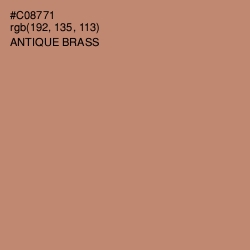 #C08771 - Antique Brass Color Image