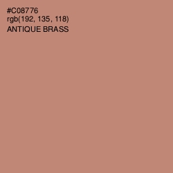#C08776 - Antique Brass Color Image