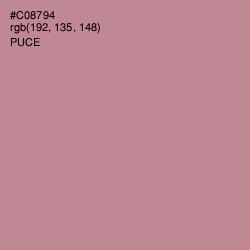 #C08794 - Puce Color Image