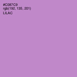 #C087C9 - Lilac Color Image