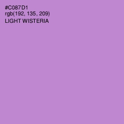 #C087D1 - Light Wisteria Color Image