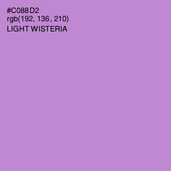 #C088D2 - Light Wisteria Color Image