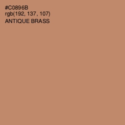 #C0896B - Antique Brass Color Image