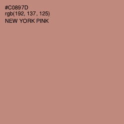 #C0897D - New York Pink Color Image