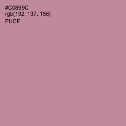 #C0899C - Puce Color Image