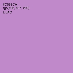 #C089CA - Lilac Color Image