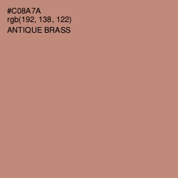 #C08A7A - Antique Brass Color Image