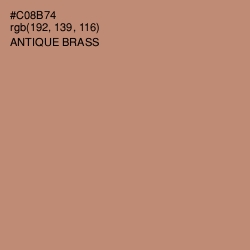 #C08B74 - Antique Brass Color Image