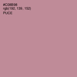 #C08B98 - Puce Color Image